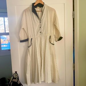 Vintage polka dot dress